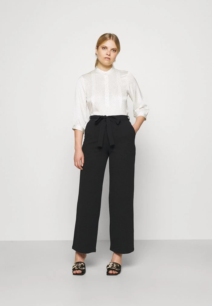 Pantalons ANNA FIELD Anna Field Belted Wide Leg Trousers Noir Femme | SCP-4072259